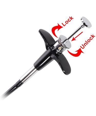 Foto&Tech Mechanical Shutter Release Cable with Bulb-Lock for Nikon, Fujifilm, Leica, and Minolta Cameras (40cm) - Buy Online on GoSupps.com