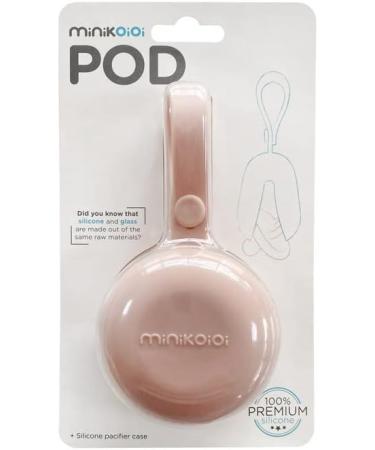 MinikOiOi Portable Pink Silicone Pod Pacifier Case with Zipper - Stylish & Convenient Baby Accessory for International Shipping - Buy Online on GoSupps.com