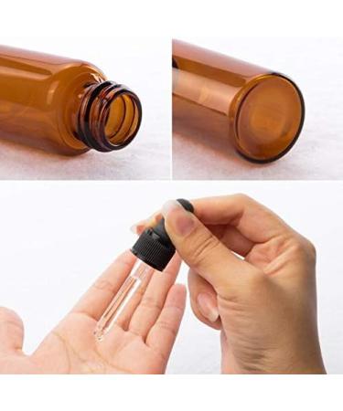 3PCS 5ml Attar Bottle Empty Glass Essence Oil Bottle with Glass Dropper Suitable for Aromatherapy Essential Oils (5ML) - Buy Online on GoSupps.com