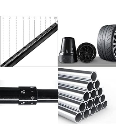 Forearm Crutches (2 Units Open Cuff) Folding Crutches for Travel Ergonomic Adjustable Lightweight Walking Crutches for The Adults/Young/Elder (Color : Black) Prosperous Silver - Buy Online on GoSupps.com