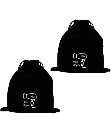Didiseaon 10 Pcs Velvet Bag Travel Makeup Bag Hair Dryer Bag Hair Dryer Storage Hairdryer Bag Black Flannel 30.00X26.00X0.50CMx5pcs Blackx5pcs - Buy Online on GoSupps.com
