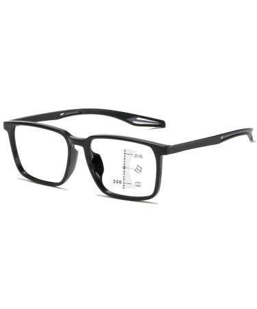 KOOSUFA SCHREITIAL GLASS Progressive Multifocus anti-blue light Reading glasses Shit men women ultra-light Tr90 frame computer glasses sport work reading aid 1.0 1.5 2.5 3.5 4.0 1x black gray 2.0 x x x