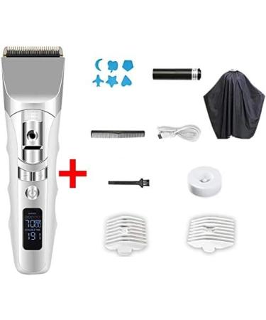 Professional Hair Clippers & Cutting Kit for Men - USB Rechargeable Cord/Cordless Trimmer with LED Display | Home Barber Shop Essentials - Buy Online on GoSupps.com