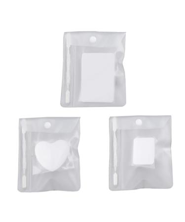 TEHAUX 3 Sets Ring Palette Nail Art Polish Empty Matte Lip Tubes Manicure Nail Rings Nail Color Trays Makeup As Shown 7.6x5.1cm