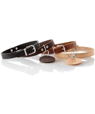 HUNTER Aalborg Dog Collar - Leather Simple & Robust - Comfortable Fit for XS (32) - International Shipping - Buy Online on GoSupps.com