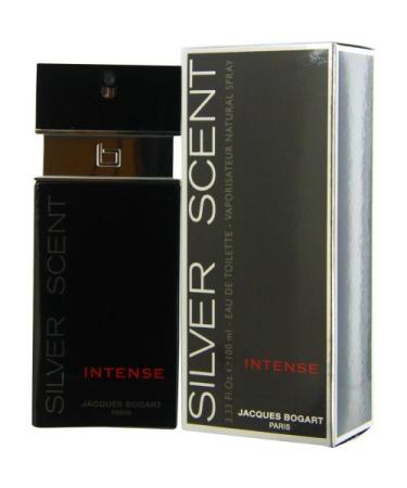 Jacques Bogart Silver Scent Intense Men Eau De Toilette Spray 3.33 Ounce (Pack of 5)
