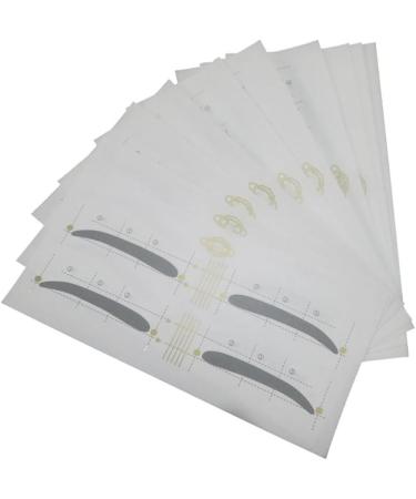 FOMIYES 36 Pcs 48 Eyebrow Shaping Stencils Eyebrow Model Sticker Eyebrow Makeup Tools Eyebrow Stickers - Buy Online on GoSupps.com