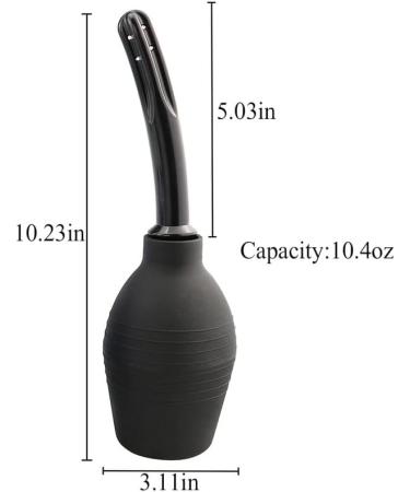 Anal Douche Enema Bulb - Colon Cleansing & Detox for Men & Women | International Shipping - Buy Online on GoSupps.com
