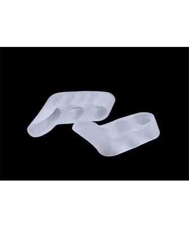 2 Pack Silicone Toe Separators - Bunion Protection & Hallux Valgus Correction for Comfortable Feet - Buy Online on GoSupps.com