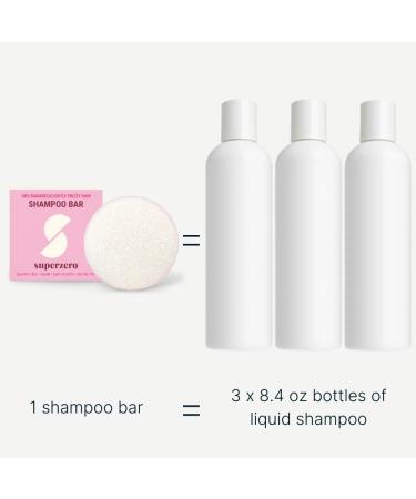 Superzero Restoring & Repairing Shampoo Bar for Dry, Damaged, and Frizzy Hair - Hydrates, Revives, and Protects - Sulfate-Free, Vegan, Stylist Recommended - Buy Online on GoSupps.com