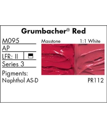 Grumbacher Max Water Miscible Oil Paint 37ml/1.25 oz - Grumbacher Red (Naphthol) - Buy Online on GoSupps.com