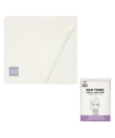 PROTECHT DRYPLUS Microfibre Hair Towel -White One Size White