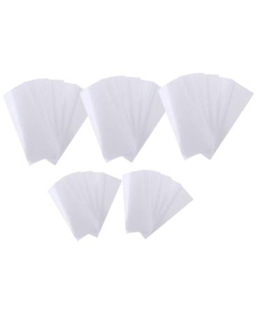 5sacs Bandes De Cire Pour pilation Visage Et Corps Sachets De Papier Cir Non Tiss Facile Utiliser Chez Soi Ou Salon