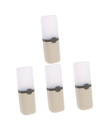 Minkissy 4 piece of portable cupwaschbecher toothbrushes. Storable toothpaste container toothbrush and toothpaste travel case toothpaste storage case grayx4stk 20.00x6.50cmx4pcs