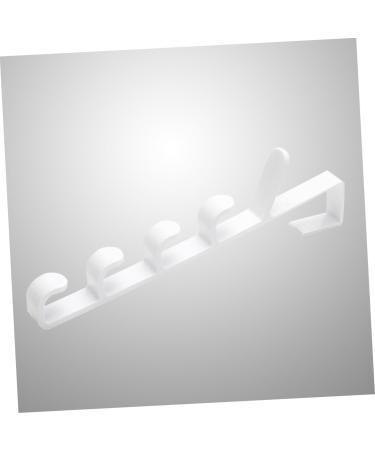 GLEAVI 4 pcs Door Rack Towel White Hooks Holders Multifunctional Portable The Over Hanging Hanger Hat Coat 2pcsx2pcs Whitex2pcs - Buy Online on GoSupps.com