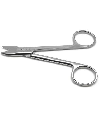 SANDBROS Crown Beebee Scissor Dental Instruments 4 inches - Manicure Nails Sewing Embroidery Felt Cutting - Buy Online on GoSupps.com