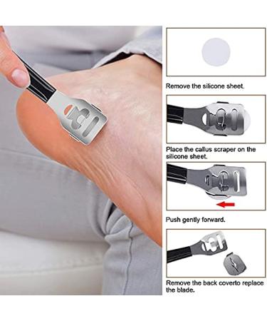 Pedicure Kit Professional 25 in 1 Foot Dead Skin Remover | Callus Remover Tools for Manicure & Foot Care | Gifts for Women Men - F04 - Buy Online on GoSupps.com