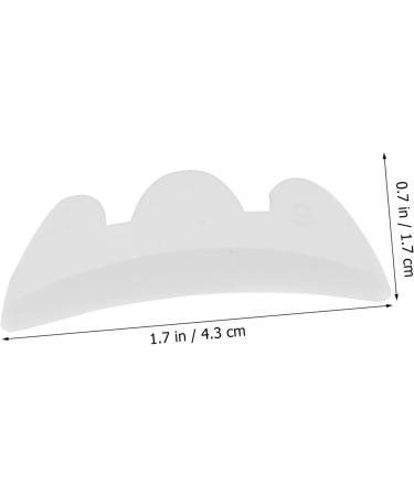 minkissy 5 Pairs Silicone Gasket Lash Tool Eyelash Perming Pads Silicone Eyelash Pad Eyelashes Grafting Gasket Eyelash Grafting Gasket White Silica Gel Fake Eyelashes Patch - Buy Online on GoSupps.com
