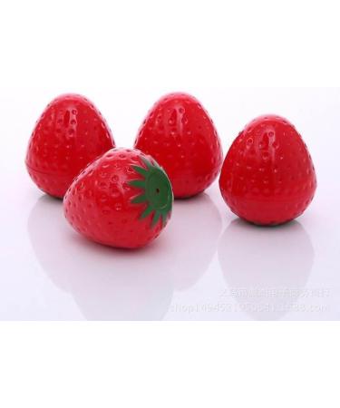  Fictory 24 Pieces Lip Balm Strawberry Shaped Lip Balm for Women Girls Moisturizing Plant Extracts Lip Butter Packed in Makeup Box - Buy Online on GoSupps.com