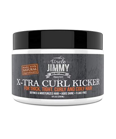 Uncle Jimmy X-TRA Curl-Kicker For Thick  Frizzy  Wavy  Tight  Curly and Coily Hair 8oz (V072)