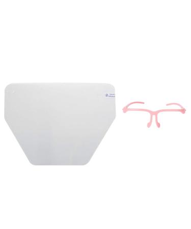 Face Shield Visor Transparent Full Face Visor Resistant Dental Face Mask Professional Detachable Dental Protective Dental Face Shield for Daily Activities and Working(Pink) - Buy Online on GoSupps.com