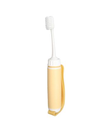 Additional toothbrush interchangeable head soft brush additional handle toothbrush adjustable strap prevents slipping for home use