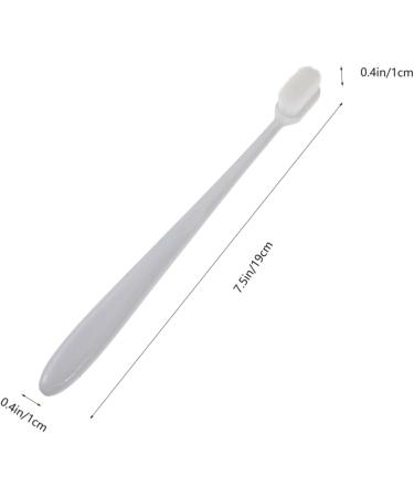 Homsfou 8th Soft Toothbrush | Travel Size Organizer for Kids & Pregnant Women | Gentle Silk Bristles & Long Handle for Effective Cleaning - Buy Online on GoSupps.com