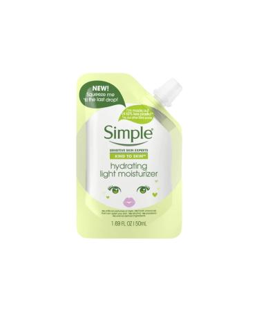 Simple Sassy Hydrating Light Moisturizer Mini Travel Size Eco Friendly Pouch (Hydrating Light Moisturizer 1.69 fl oz (Pack of 1)