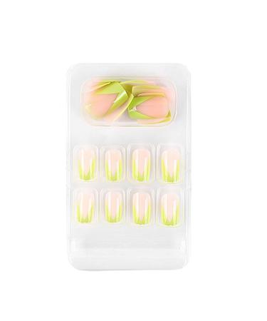 dijiusidy False Nail Fashionable Various Shapes Fingernail Full Coverage Strong Viscosity Adjustable Paster for Manicure Art 2 F741 2 1 count (Pack of 1)