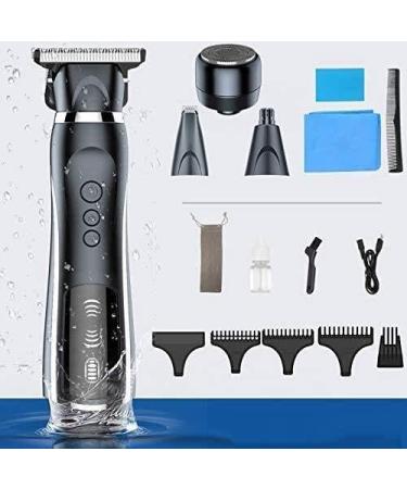USB Rechargeable Nose Hair Trimmer | 4 in 1 Men's Grooming Kit - Professional & Painless Ear/Nose Hair Remover - Buy Online on GoSupps.com