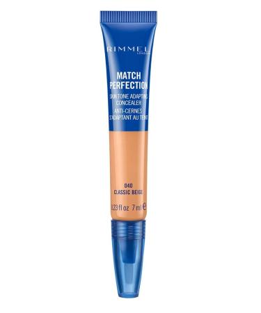 Rimmel London Match Perfection Light Coverage Blendable Liquid Concealer 040 Classic Beige 7 ml 7 ml (Pack of 1) Classic Beige