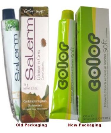 Salerm Color Soft Semi-Permanent Cream 6.4 Coppery Dark Blonde 3.4 Oz - Grey Coverage | International Shipping Available - Buy Online on GoSupps.com