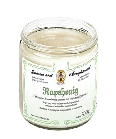 Rapeseed honey 500 g mildly aromatic natural raw honey from Imkerei Nordheide German honey from the beekeeper