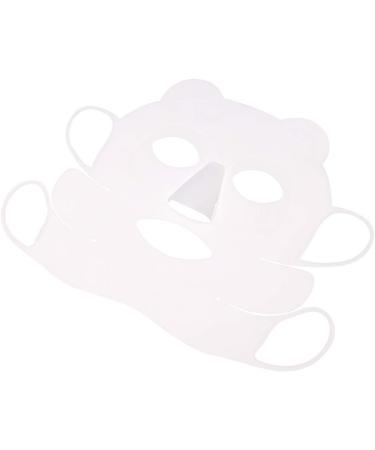 Silicone Face Mask Reusable Ear-Hook Silicone Facial Mask Cover Prevent Serum Evaporation Salon Beauty Tool - Buy Online on GoSupps.com