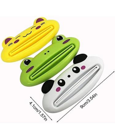 Toothpaste Tube Squeezer Dispenser Sonku 10 Pack Cartoon Animal Plastic Toothpaste Clips for Bathroom-Panda Pig Frog Bear Cat - Buy Online on GoSupps.com