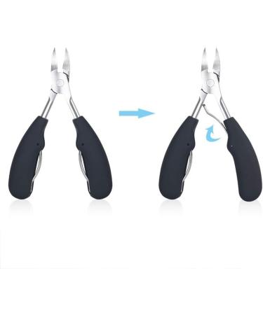 Toenail Clippers Precision Nail Clippers Toenail Cutter for Thick or Ingrown Toenails Heavy Duty Stainless Steel Cuticle Scissors Nail Nippers - Buy Online on GoSupps.com