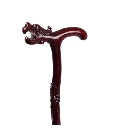 Crutches Faucet Engravable Wooden Cane Traditional Style Comfortable Handle Anti-Slip Wooden Walking Stick for The Elderly A powerfully