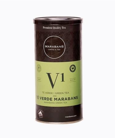 Marabans Coffee & Tea Maraban Green Tea in pyramids. Jar of 25 bags (pyramids)