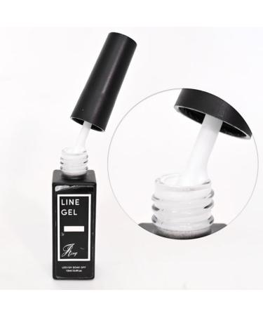 1Bottle Nail Gel Polish Brush Pen Nude Glitter UV LED Soak Off Gel Varnish Semi Permanent Paint Line Salon Lacquer Decoration R4 - (Color: 13)