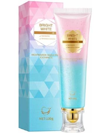 Niacinamide Intensive Whitening Toothpaste Niacinamide Stain Removal and Oral Cleaning Two-Color Toothpaste Remove Tooth Stains and Whitening Fresh Breath with Long-Lasting Fragrance (1) 1 Fl Oz (Pack of 1) - Buy Online on GoSupps.com