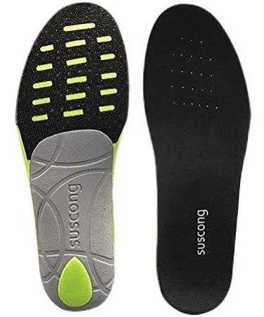 Ultra Light Sport Shoe Insoles with Arch Support for Flat Feet & Plantar Fasciitis | Best Cushioning & Shock Absorption (Sizes L 8-11 - Buy Online on GoSupps.com