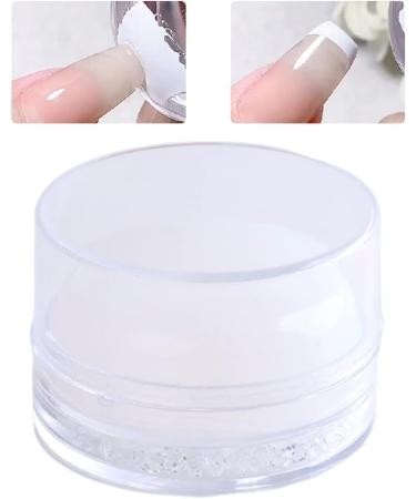 Nail Art Stamper Silicone Manicure Jelly Stamping Head Nail Supply Tools 4.2cm White nail stamper transparent - Buy Online on GoSupps.com