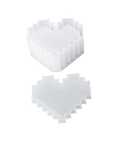 COHEALI 2 Sets Storage Box Mold Silicone Molds Epoxy Silicone Diy Crystal Epoxy Mold Accessories Crafts Whitex2pcs 9.6X8.9CMx2pcs