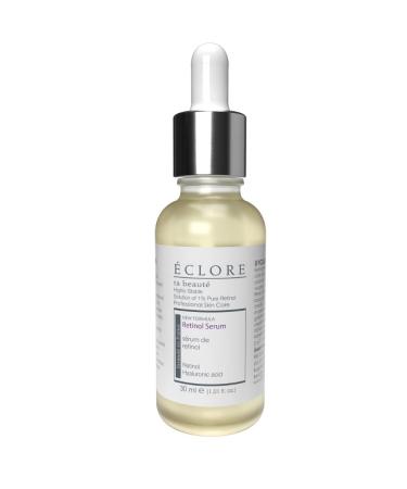 Retinol Serum eclore ta beaute%1 Pure Retinol | Anti Aging Retinol Serum | Cream Serum for Smoothing Fine Lines and Skin Brightening | With Retinol Hyaluronic Acid Niacinamide and Ceramides |