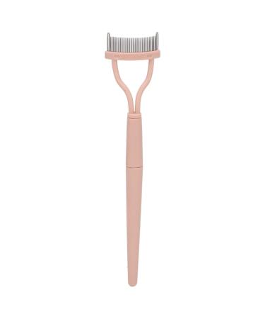 Eyelash Comb Stainless Steel Eyelash Separator Mascara Applicator Portable Eyelash Definer with Comb Cover Arc Designed Cosmetic Brushes ()