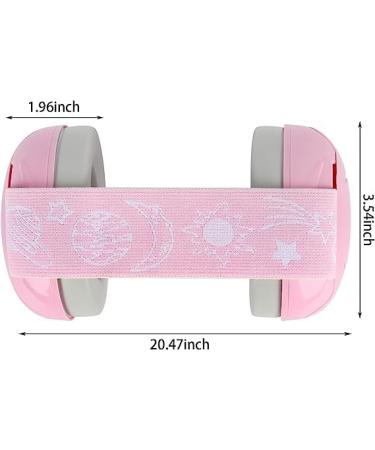 Aatif.L 2023 Baby Ear Defenders - Noise Reduction Earmuffs for Infants & Toddlers (0-36 months) - Pink & Grey - Buy Online on GoSupps.com