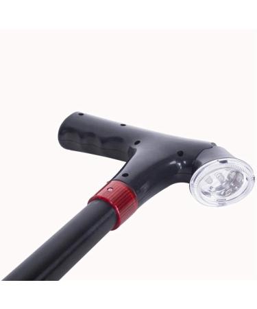 SilteD Adjustable Aluminum with Alarm Lights Elderly Crutches - Telescopic Folding Outdoor Multi-Functional Intelligent Cane Parent's Gift - Buy Online on GoSupps.com