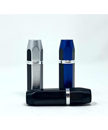 Travalo Vector Perfume Atomizer Bundle - TSA Approved Refillable Mini Spray 3 Pack (Silver Blue Black) - Lightweight & Stylish Cologne/Aftershave Case - Buy Online on GoSupps.com