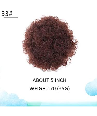 Shop Synthetic Buns Boy Wig & Afro Puff Hair Accessories | Girl Ballerina Ponytail Wigs for Black Women - FB12-33 - Buy Online on GoSupps.com