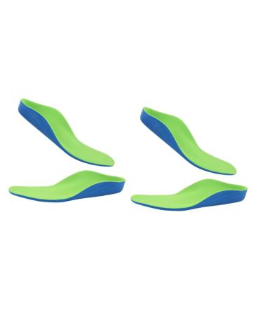 NOLITOY 2 Pairs Orthopedic Soles Feet Cushion Child Flatfoot Insoles Posture Correcting Insole Orthotic Arch Support Shoe Inserts Kids Insoles Feet Pads Girl Child Arch of Foot